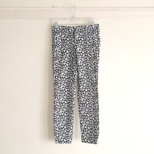 Banana Republic Leopard Sloan Ankle Pant, 0